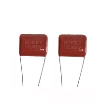 10pcs Metal film capacitors CBB22 105J / 630V 1uF 5 Lead spacing P 20mm