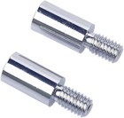 2X Chrome Arcade DIY Shaft Extender Joystick Extension Rod Extender Shafts Compa