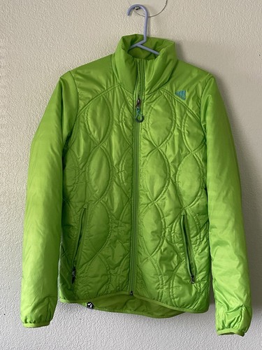 adidas Women's Puffer Jacket Neon Green 