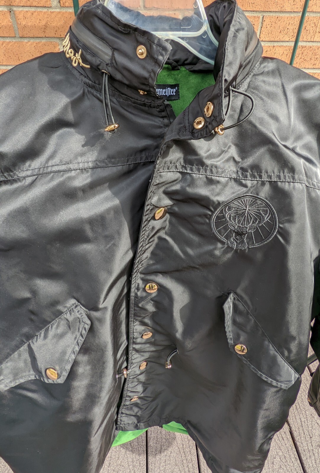 Jagermeister Winter Jacket Coat Men's Large - Embossed Stitching image 2