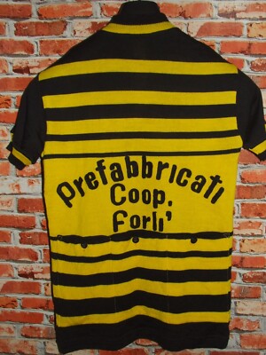 Eroica Magniflex Olmo Maglia Shirt Bici Cyclisme Vintage Années 70 80% Laine