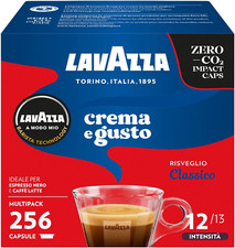 Lavazza, A Modo Mio Crema E Gusto Classic, 256 kapsułek kawy, na ekspres C