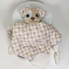 BooginHead Lovey Security Blanket Puppy Dog Houndstooth Print
