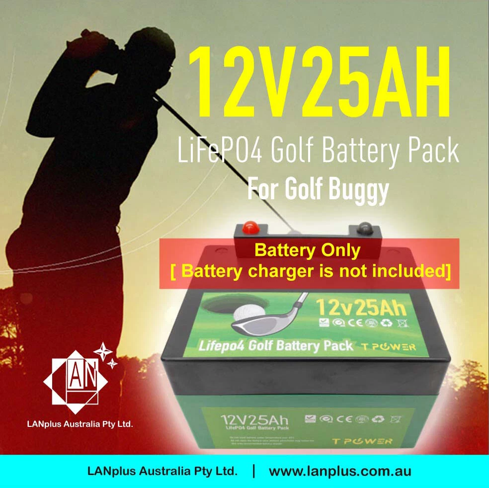 12V 25Ah Lithium Battery For Golf Buggy Trolley MGI MOTOCADDY