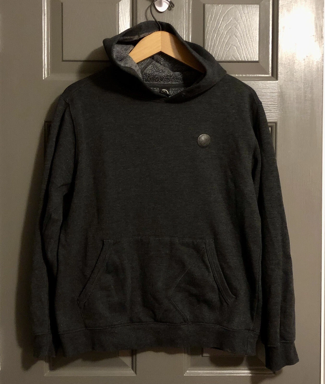 Volcom NWT Men's Small Slate True To This Long Sleeve Pullover Hoodie Sweatshirt