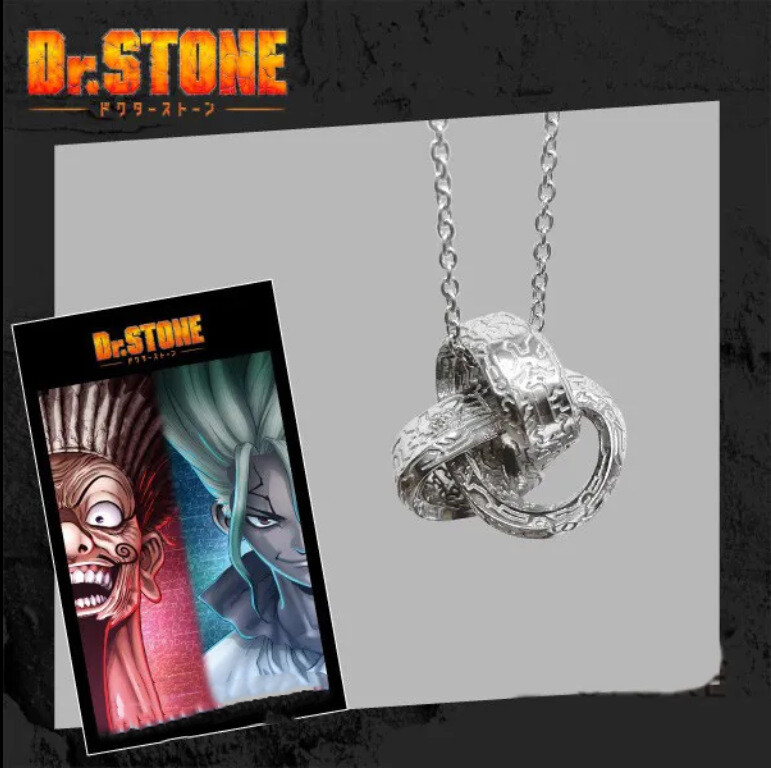 Anime Dr.STONE Ishigami Senkuu Cosplay Copper Pendant Necklace