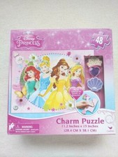 Disney Princess Charm Puzzle 48 pcs 10 charms, 1 bracelet, 1 sticker sheet
