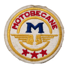 Patch Brodé Moto Motobecane 3 Etoiles 7,8 Cm Original 1970-1980
