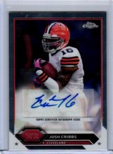 2023 Topps Composite - Topps Chrome Autographs #TCA-JC Josh Cribbs (AU)