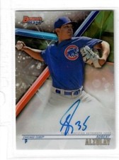 ADBERT ALZOLAY 2018 Bowman's Best AUTOGRAPH AUTO REFRACTOR Prospect #B18-AA 
