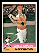 1976 Topps #171 Greg Gross EX+/ NM