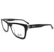 Ray-Ban Petite Eyeglasses Frames RB5289 2034 Shiny Black Clear Square 48-17-135
