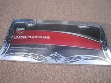 Tribal Beach License Plate Frame Chrome Finish - Metal Very Cool Hawaiian