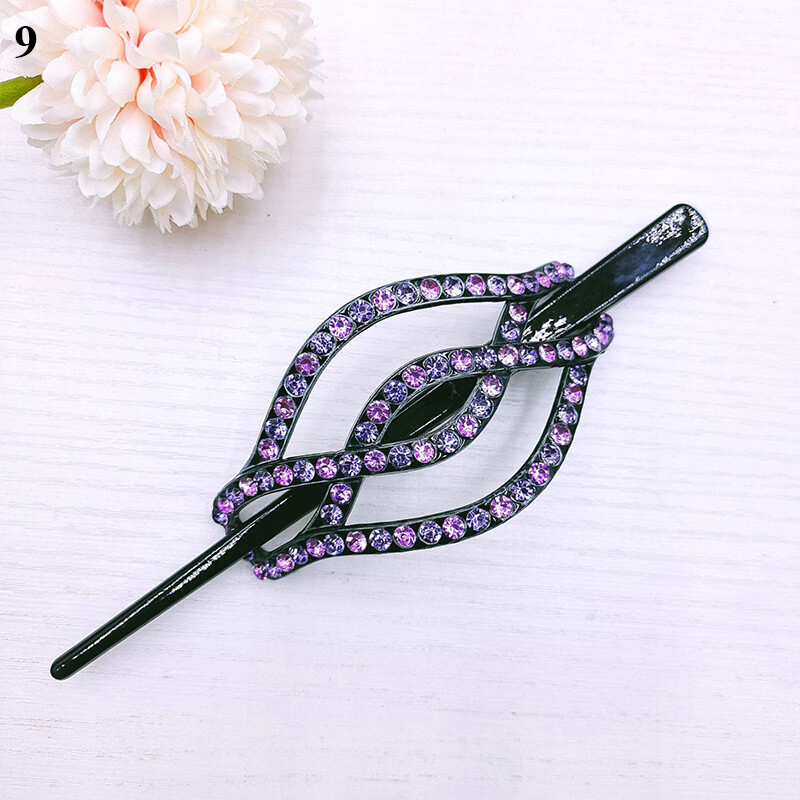 Rhinestone Vintage Hair Sticks Female Hair Pins Clips Jewelry