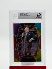2022 Panini Select WWE Mean Gene Okerlund #123 Premier Level Tie-Dye /25 BGS 8.5