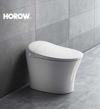 HOROW 1.27 GPF Smart One Piece Toilet Elongated Floor Mounted W/Heating Seat USA