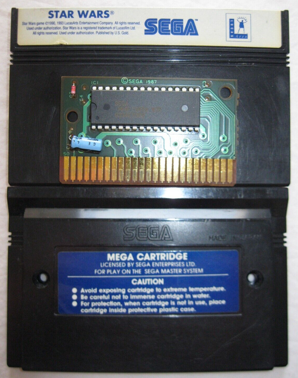 star wars authentique version originale sega master system