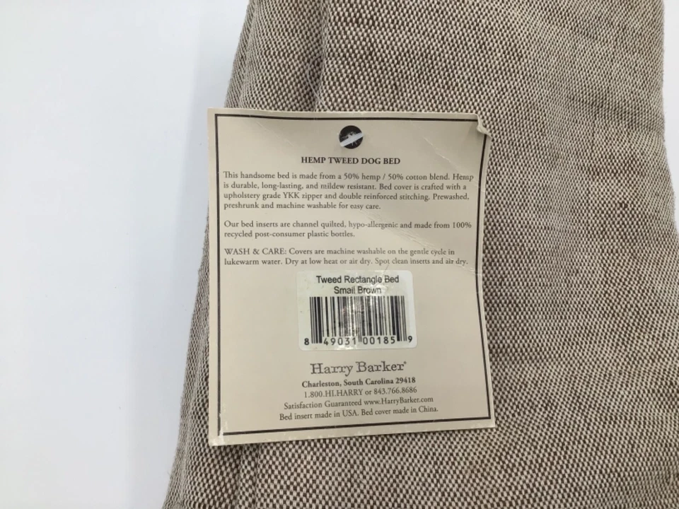 Funda de cama Hemp Tweed para perro de Harry Barker solo talla pequeña Foto 2 de 4