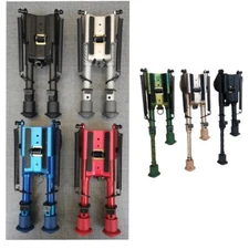 6-9''Hunting Rifle Bipod, Adjustable Spring Return,Aluminum or Carbon Fiber