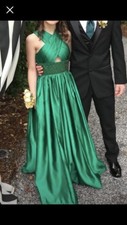 Sherri Hill 00 Emerald Long Formal Gown Homecoming Pageant Prom