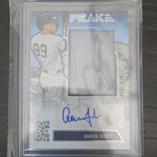 Panini 2022 Aaron Judge Yankees Peak Material Signatures PMS-AJ Auto