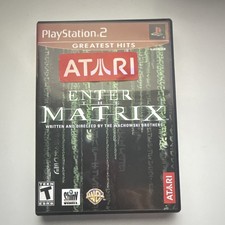 Atari Enter The Matrix PS2 T NTSC-U/C Greatest Hits Manual Included 2003