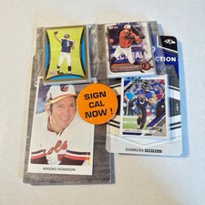 Baltimore Orioles And Baltimore Ravens Sports Memorabilia Lot