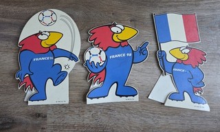 Lot De 3 Chevalets France 98