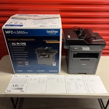 Brother MFC-L5850DW All-In-One Business Laser Printer W/Box Under 25k Pages