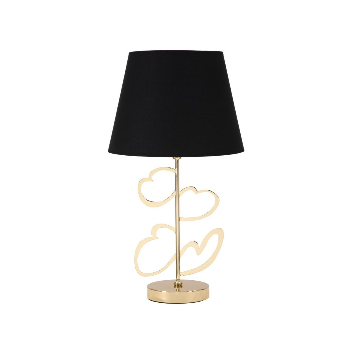 Lampe à poser en métal romantique Hearts 54cm idée cadeau de mariage