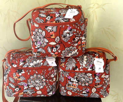 VERA BRADLEY DISNEY LUNCH CROSSBODY BAG:NWT MICKEY & MINNIE FLIRTY