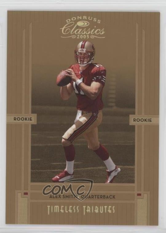 2005 Donruss Classics Timeless Tributes Bronze 56/100 Alex Smith Rookie RC 2j6