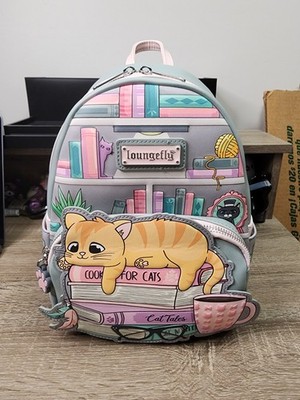 Exclusive Loungefly Books-a-Million Bookish Cat Mini Backpack NWT 
