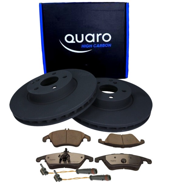 Quaro High Carbon Bremsscheiben 322Mm Ceramic BeläGe Wako Vorne FüR W212 W204-image