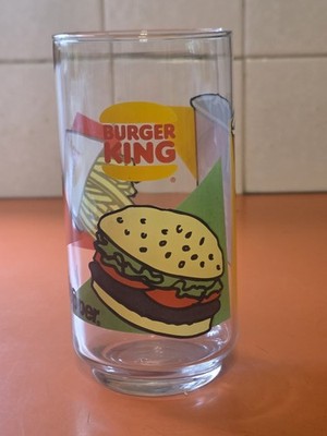 Burger King Whopper Coca Cola Advertising Drinking Glass