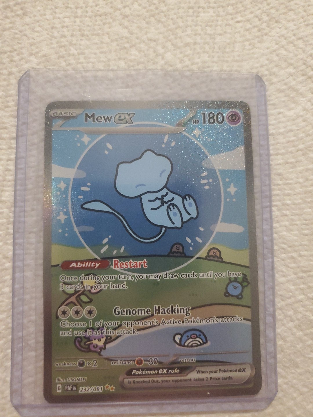 Mew ex 2024 Scarlet & Violet: Paldean Fates #232/091 Special