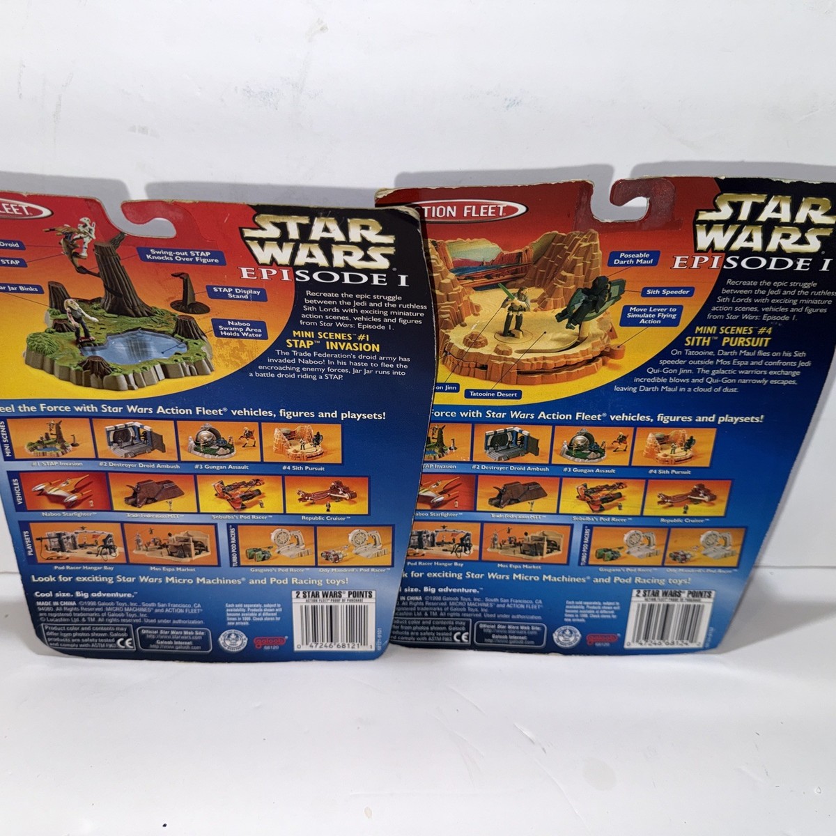 LOT MICRO MACHINES Star Wars 3 Vehicules 9 Figurines Sandcrawler Snowspeeder AAT EUR 15,99 - FR