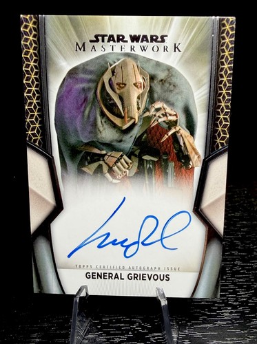 2025 Topps Star Wars Masterwork Matthew Wood As General Grievous Auto #A-MW