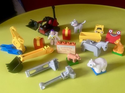 Duplo Lego  Building Blocks Assorted Pieces Animal Vehicle Excavator Replacement