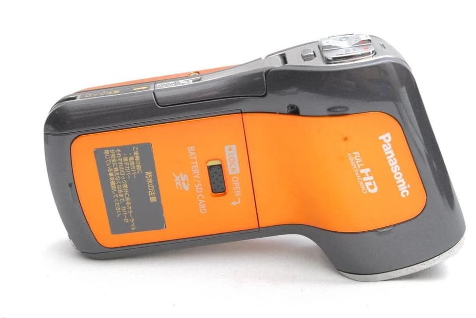Panasonic HX-WA10 Orange Waterproof Digital Video Camera Camcorder w/Battery - Image 2 of 4