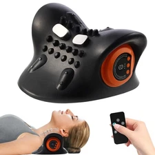 Neck Massager for Pain Relief,Portable Electric Massage Pillow with Heat,Deep...
