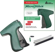 MicroStitch All-in-One Tagging Gun Kit - Ultra-Fine Needle Tagger Black/White