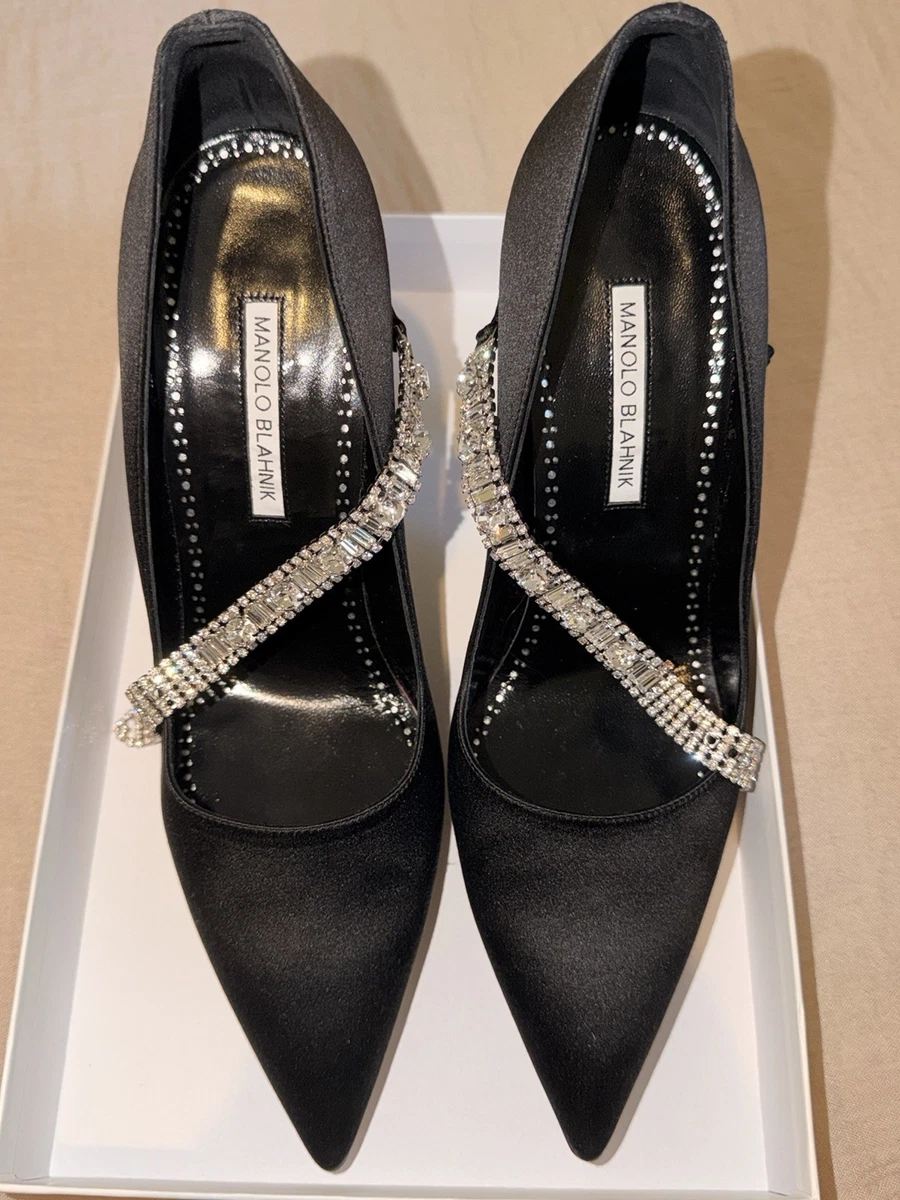 Manolo Blahnik Black Heels for Women for sale | eBay