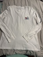 Girls' Vineyard Vines Soccer Long Sleeve Tee T-Shirt Size L Whale Logo