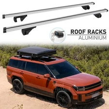 For Hyundai Santa Fe 2024-2025 2X Roof Rack Top Cross Bars Luggage Cargo Carrier