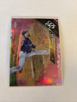 2016 Topps Chrome - James Shields #91 Pink Refractor