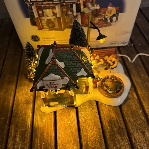 Dept 56 The Cocoa Stop The Original Snow Village 55096 Limited Edition In Box - Picture 11 of 18