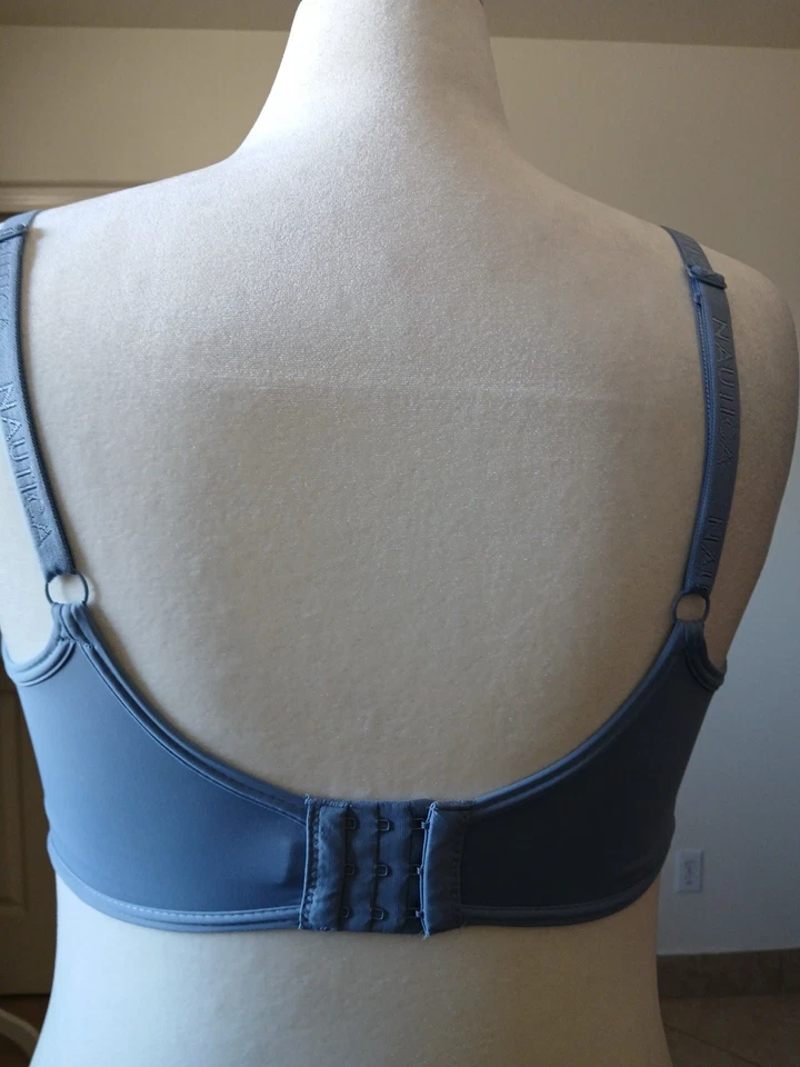 Sujetador Nautica Intimates Mujer 40DD Azul Inalámbrico Camiseta Confort Foto 2 de 4