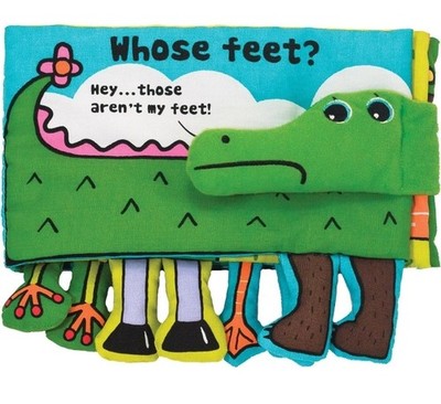 Melissa & Doug Soft Activity Baby Book - Whose Feet? Sensory Toys Toddlers...307