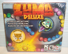 New Sealed 2004 Zuma Deluxe PC CD-ROM Software Game